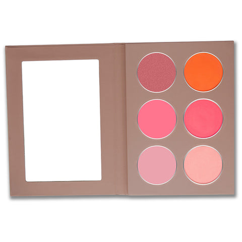 Cardboard Blush Palette - 6 Colors
