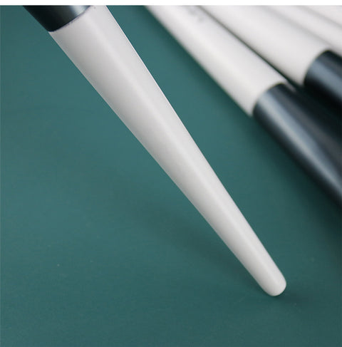 Professional Makeup Brushes Set - 11pcs - Blue and White