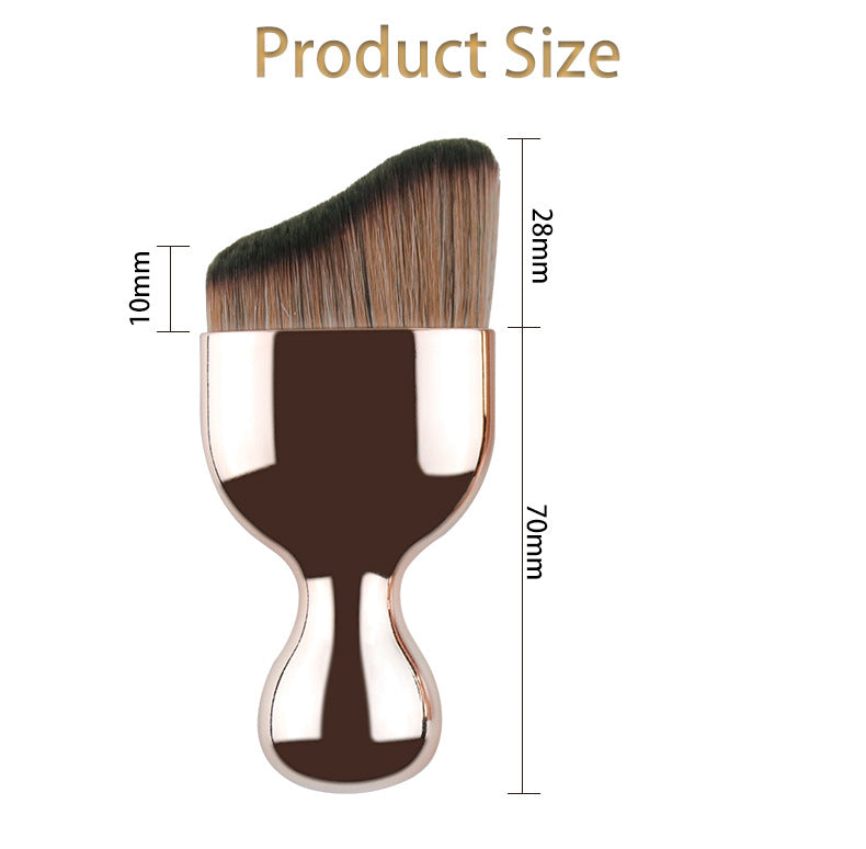 Single Customize Foundation Brush - Rose Gold